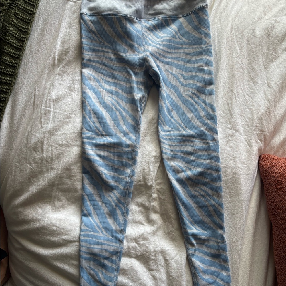 Spiritual Gangster Light Blue and White Top